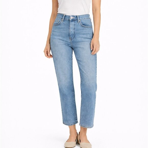 Levi's Denim - Levi’s Ribcage Straight Ankle Jeans Womens 27x27 Button Fly Denim High Rise